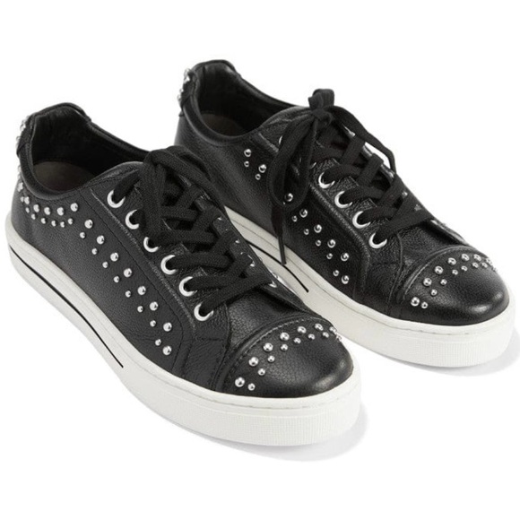 Brighton Black Leather Janice sneakers